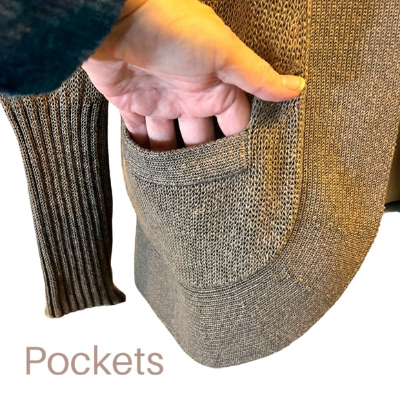 Derek Lam 10 Crosby Women’s Neutral Cotton Cardigan Sweater, Brown Taupe, S - Picture 7 of 16